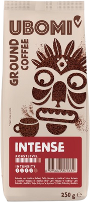 Ubomi Intense RFA mletá káva 250 g