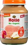 Holle bio detská výživa Hruška, jablko a špaldové vločky 190 g