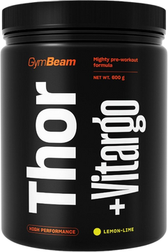 GymBeam Thor Fuel + Vitargo lemon lime 600 g