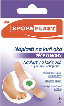 Spofaplast 3M Náplasť na kurie oká inovovaná v roku 2020 6 ks
