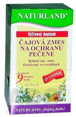 Naturland Čajova zmes na ochranu pečene 25 x 1.5 g