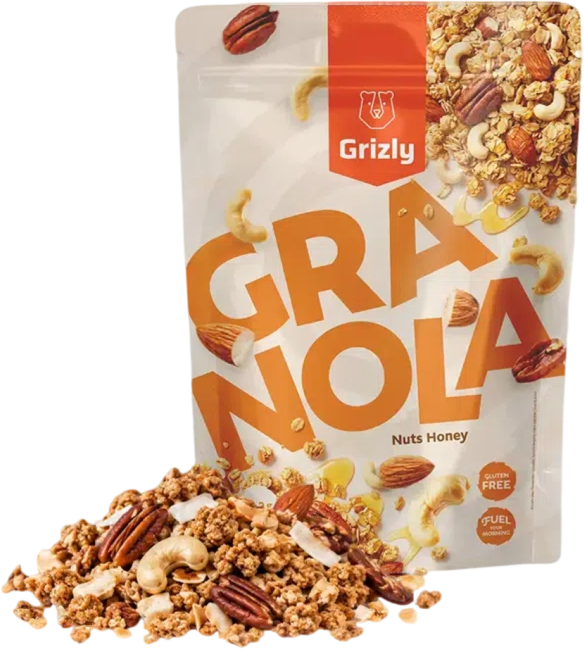 Grizly Granola oriešková s medom