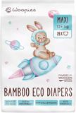 Woopies Detské EKO plienky MAXI (12+kg) Wooden Spoon 28 ks