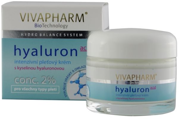 Vivapharm Intenzívny pleťový krém s kyselinou hyaluronovou 50 ml