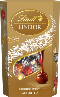 Lindt LINDOR čokoládové pralinky zlatý mix veľké balenie 600 g