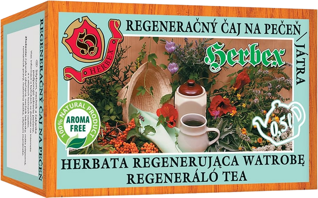 Herbex Regeneračný čaj na pečeň 20 x 3 g