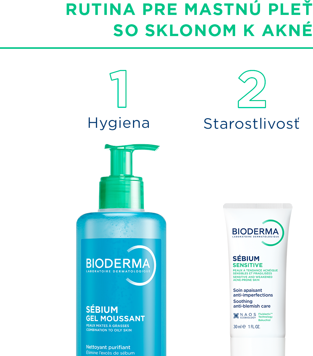 Bioderma Sébium Sensitive upokojujúci a hydratačný krém na pleť s akné 30 ml