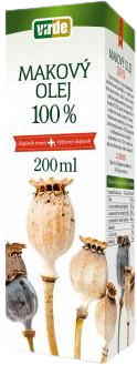 Virde MAKOVÝ OLEJ 100% 200 ml