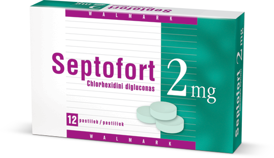 Septofort 2 mg pas ord 12x2 mg 12 ks