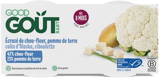 Good Goût BIO Treska pestrá s karfiolom a zemiačiky 2 x 190 g