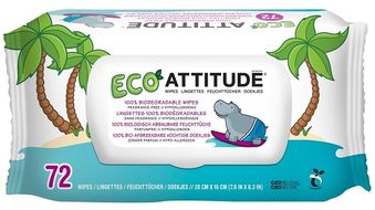 Attitude Vlhčené obrúsky bez vône 72 ks