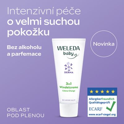 Weleda 3v1 DERMA Krém na zadoček 50 ml