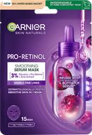 Garnier Skin Naturals Pro-retinol vyhladzujúca textilná maska so sérom 22 g