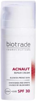 Biotrade Regeneračný krém pre pleť so sklonom k nedokonalostiam s SPF 30 Acnaut 30 ml