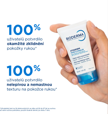 Bioderma Atoderm Krém na ruky & nechty 50 ml