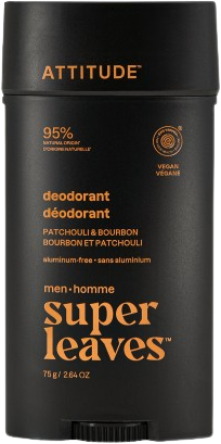 Attitude Pánsky dezodorant Super leaves Pačuli & Bourbon 75 g