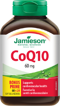 Jamieson Koenzým Q10 60 mg 80 kapsúl