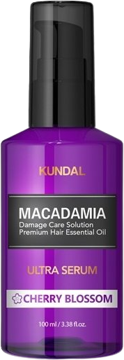 Kundal Macadamia Hair serum - regeneračné vlasové sérum s višňou 100 ml