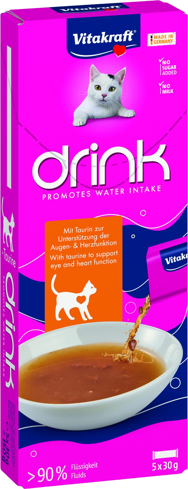 Vitakraft Cat drink kuracie+taurín 5 x 30 g
