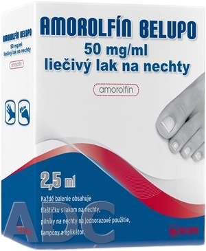 Belupo Amorolfín 50 mg/ml liečivý lak na nechty 2.5 ml