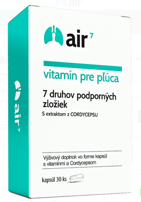 Air 7 vitamín pre pľúca 30 kapsúl