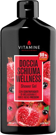 Vitamine Wellness Sprchový gél granátové jablko a čierne ríbezle 400 ml
