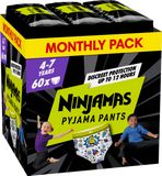 Ninjamas Absorpčné spodné prádlo chlapec 4-7 rokov (17-30 kg), Kozmické lode 60 ks
