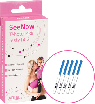 Adiel SeeNow tehotenské testy hCG 5 ks