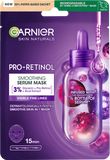 Garnier Skin Naturals Pro-retinol vyhladzujúca textilná maska so sérom 22 g
