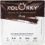 Kolorky DELUXE VELVET PAINTS NIGHT Sleepy veľ. L (8-13 kg ) 19 ks