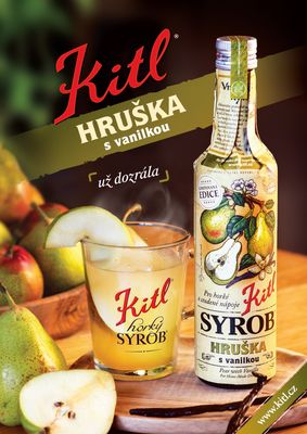 Kitl Syrob Hruška s vanilkou 500 ml