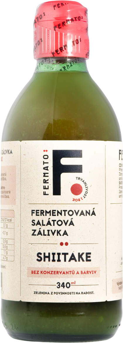 Fermato Fermentovaná šalátová zálivka - Shiitake 340 ml