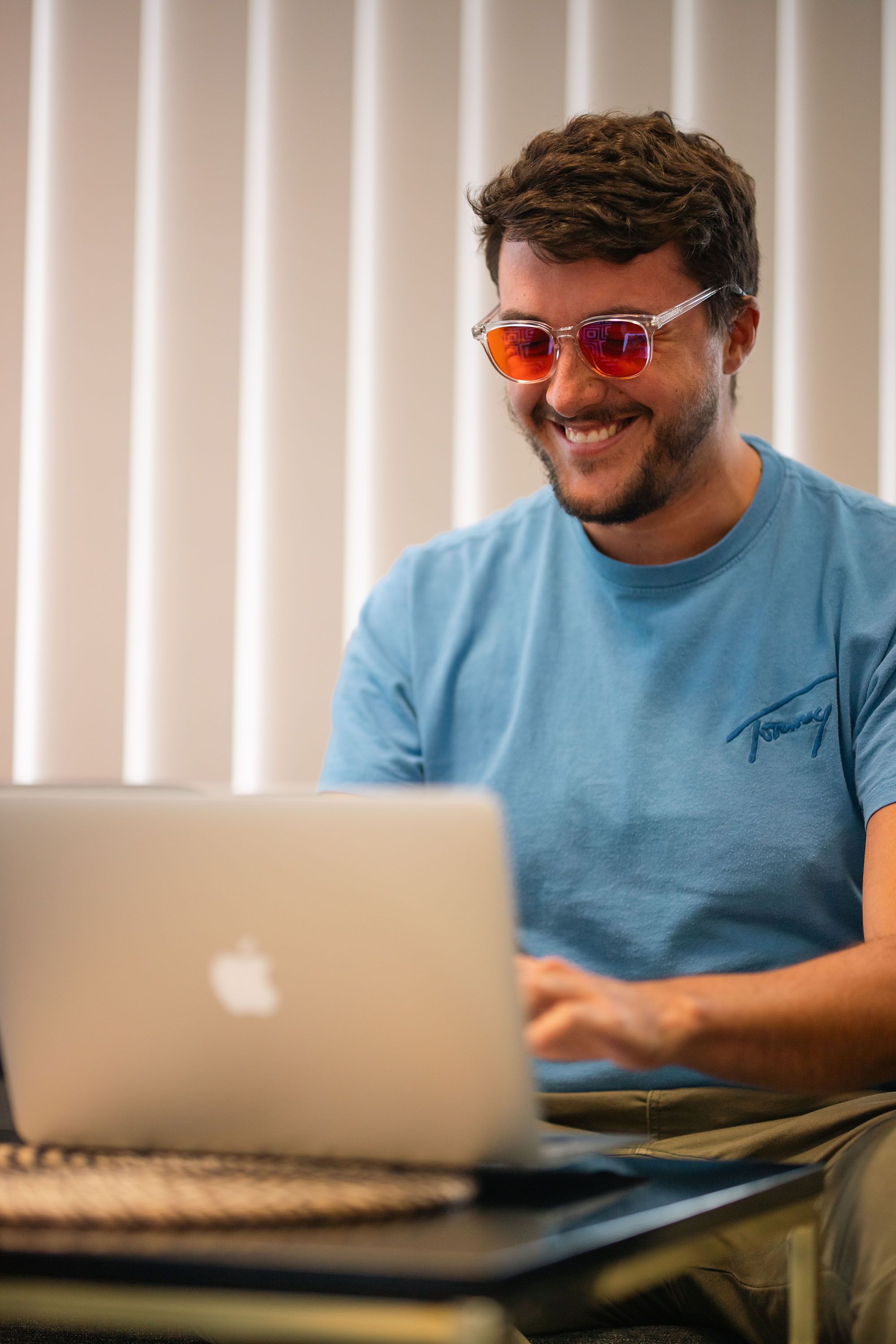 Lunesto Blue Light - oranžové okuliare blokujúce modré svetlo - transparentné