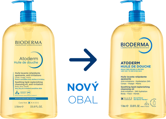 Bioderma Atoderm Sprchový olej pre veľmi suchú až atopickú pokožku 1 l