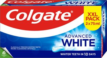 Colgate Zubná pasta Advanced Whitening 2 x 75 ml