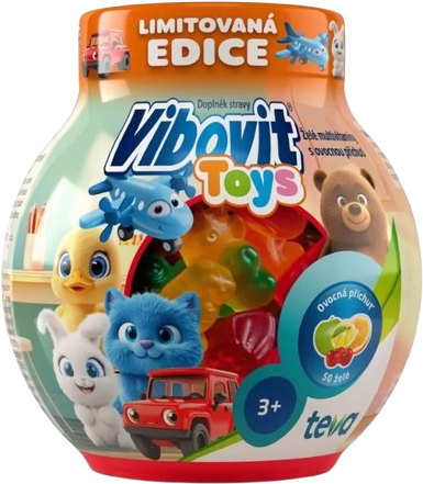 Vibovit Toys želé cukríky multivitamín 50 ks
