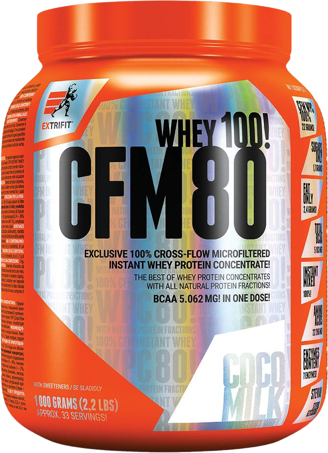 Extrifit CFM Instant Whey 80 kokosové mlieko 1000 g