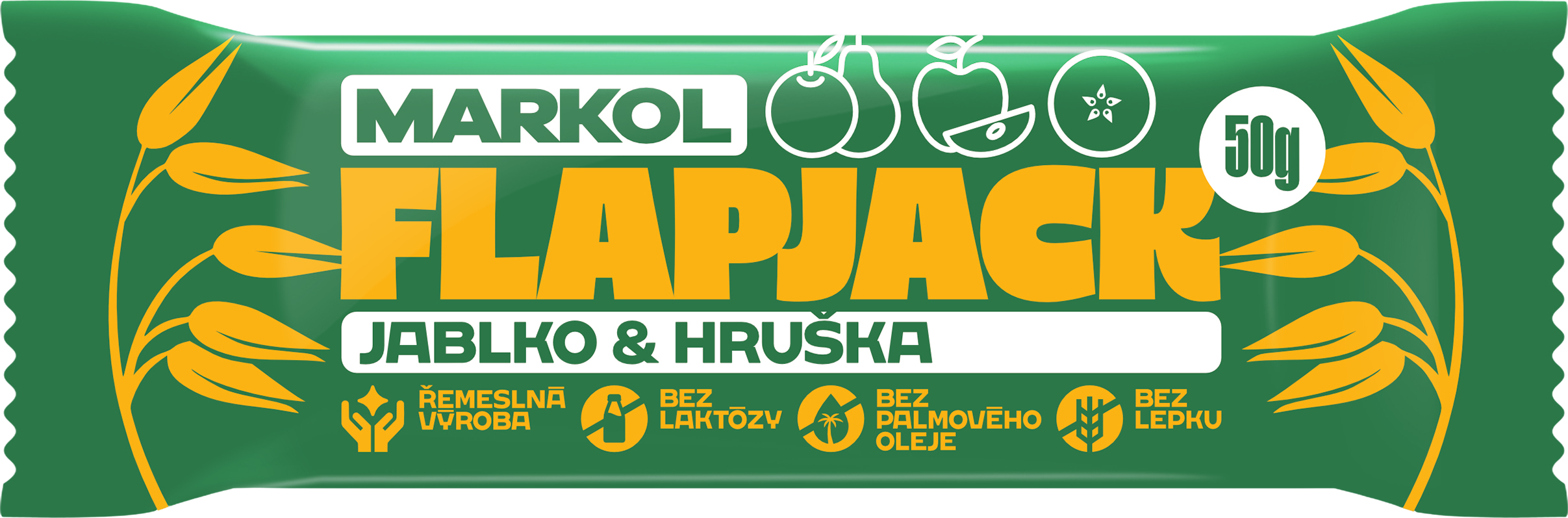 Markol Flapjack jablko a hruška 50 g