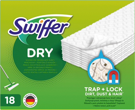 Swiffer Náhradné suché handričky 18 ks