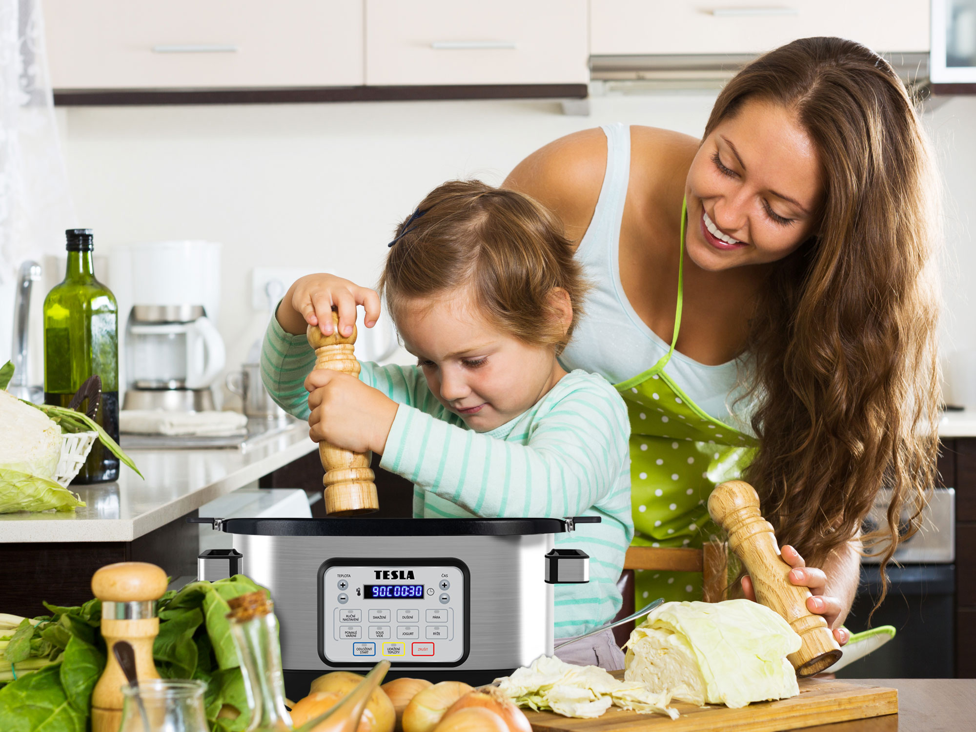 Tesla MultiCook M80 Deluxe - multifunkčný elektrický hrniec