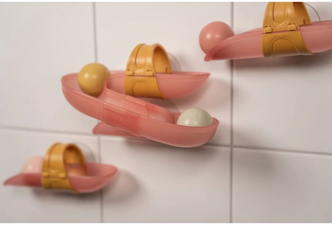 Little Dutch Dráha guličková do vane Pink 10m+