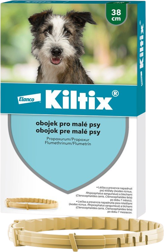 Kiltix Obojok pre malé psy obvod 38 cm