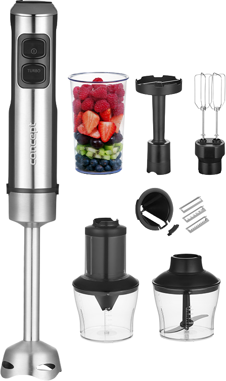 Concept Tyčový mixér 1500 Ws chopperom, špiralizérom, double metlou TM5510