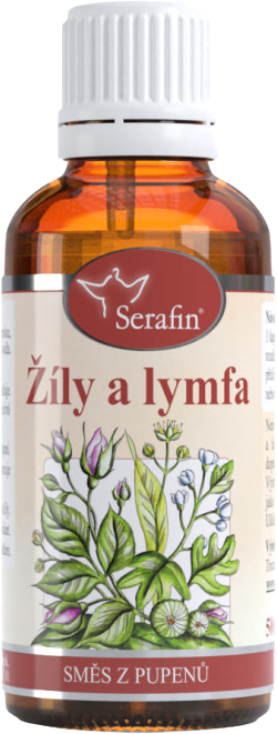 Serafin Žily a lymfa - tinktúra zo zmesi púčikov 50 ml