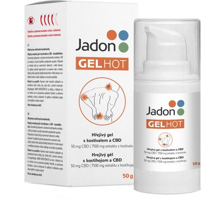 Jadon GEL HOT Hrejivý gél s kostihojom a CBD 50 g