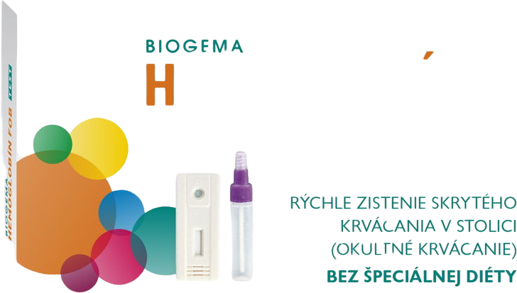 Biogema Hemoglobín test na okultné krvácanie