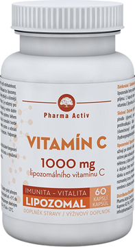 Pharma Activ VITAMIN C 1000MG LIPOZOMAL 60 kapsúl