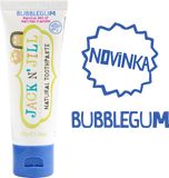 Jack n' Jill Prírodná nechtíková zubná pasta BUBBLEGUM 50 g