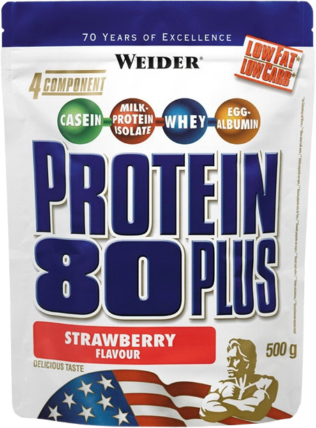 Weider Protein 80 Plus Brownie-Double chocolate 500 g