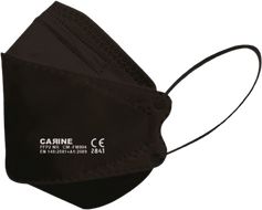 Carine FFP2 NR FM004 Fish Filtračná polomaska kategórie III čierna 10 ks